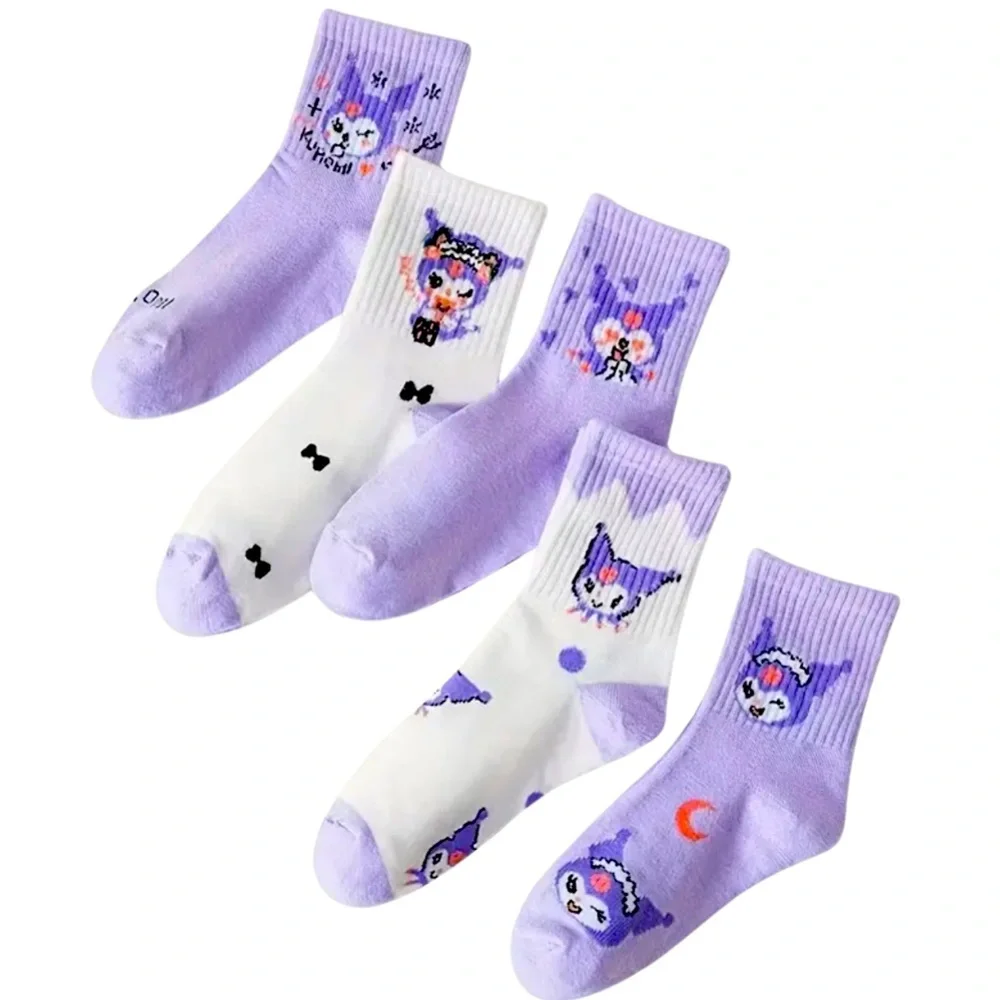 NWT! Hello Kitty Kuromi Socks & Shoelace Set